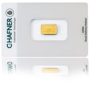 2g Goldbarren C.Hafner